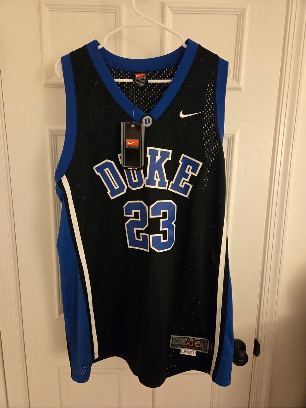 Nike Authentic Duke Black & Blue #23 Basketball Jersey